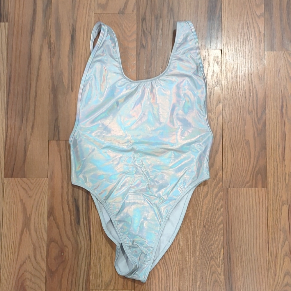 American Apparel Silver Bodysuit